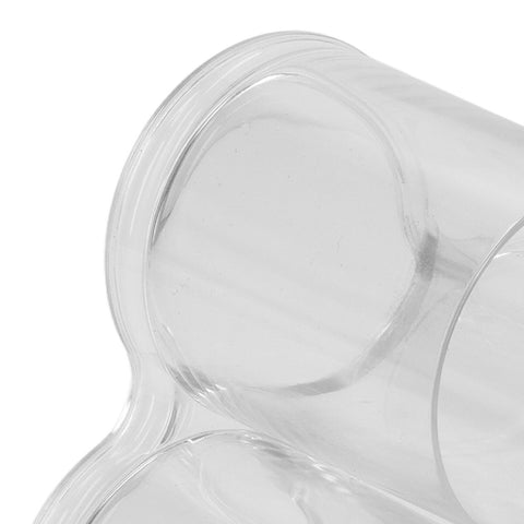 Clear Round Plastic Makeup Container Transparent Cylinder Makeup Brush Holder Organizer