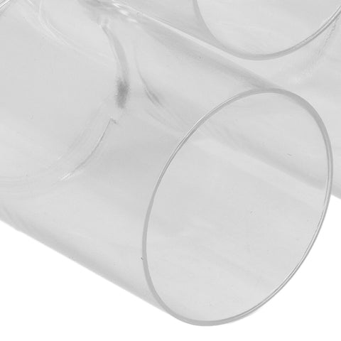 Clear Round Plastic Makeup Container Transparent Cylinder Makeup Brush Holder Organizer
