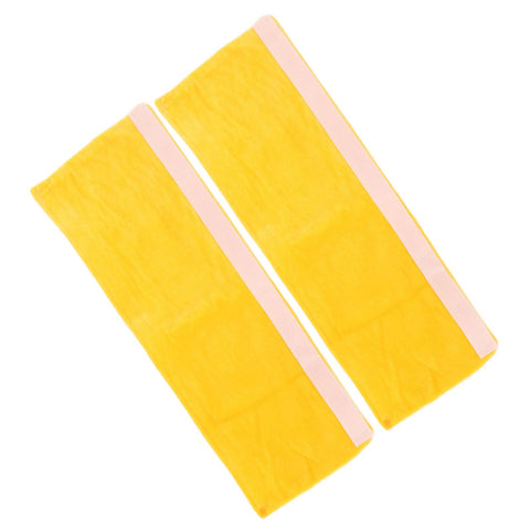 2pcs Refrigerator Door Handle Covers Soft Dustproof Refrigerator Handle Gloves for Kitchen Dining Yellow