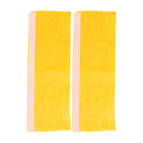 2pcs Refrigerator Door Handle Covers Soft Dustproof Refrigerator Handle Gloves for Kitchen Dining Yellow