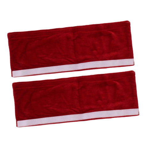 2pcs Refrigerator Door Handle Covers Soft Dustproof Refrigerator Handle Gloves for Kitchen Dining Claret