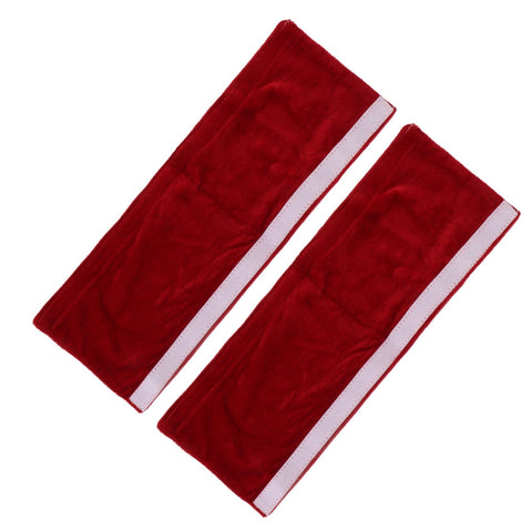 2pcs Refrigerator Door Handle Covers Soft Dustproof Refrigerator Handle Gloves for Kitchen Dining Claret