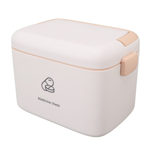 Large Medicine Storage Box Organizer Container Family Emergency Medicine Case with Removable Tray Type B