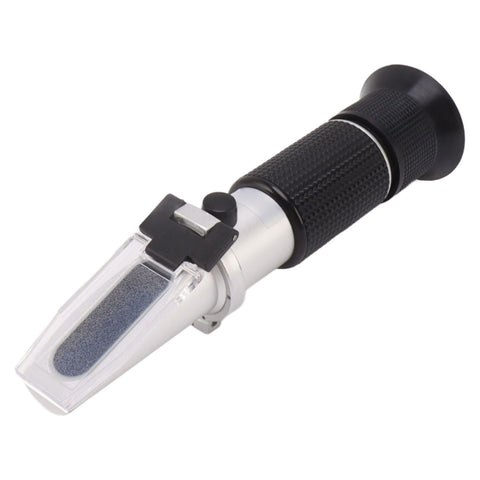 Milk Meter Refractometer 0 to 20 Percent Handheld Refractometer with Auto Temp Compensation for Protein Moisture Test