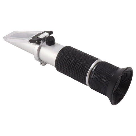 Milk Meter Refractometer 0 to 20 Percent Handheld Refractometer with Auto Temp Compensation for Protein Moisture Test