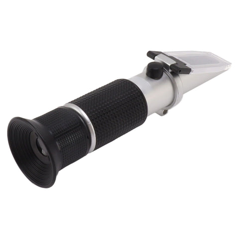 Milk Meter Refractometer 0 to 20 Percent Handheld Refractometer with Auto Temp Compensation for Protein Moisture Test