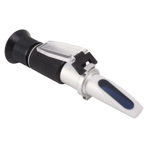 Milk Meter Refractometer 0 to 20 Percent Handheld Refractometer with Auto Temp Compensation for Protein Moisture Test
