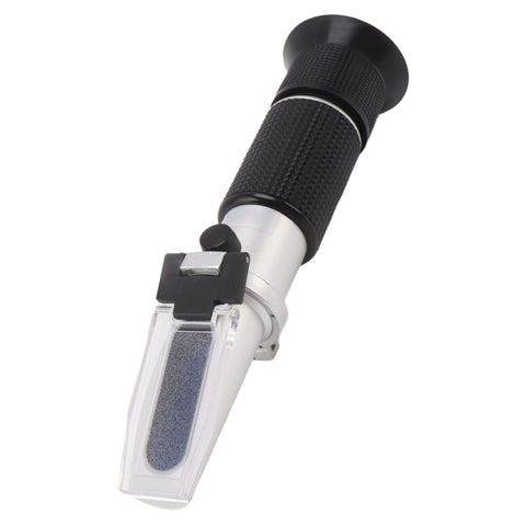 Milk Meter Refractometer 0 to 20 Percent Handheld Refractometer with Auto Temp Compensation for Protein Moisture Test