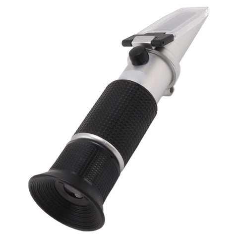 Milk Meter Refractometer 0 to 20 Percent Handheld Refractometer with Auto Temp Compensation for Protein Moisture Test