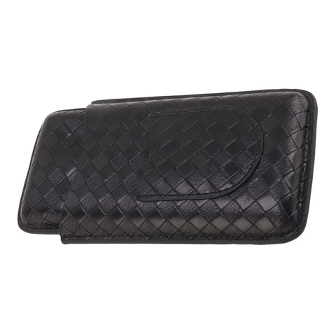 3 Sticks Portable Cigar Case Leather Cigar Humidors Travel Moisturizer Cigar Case for Men Gifts Black