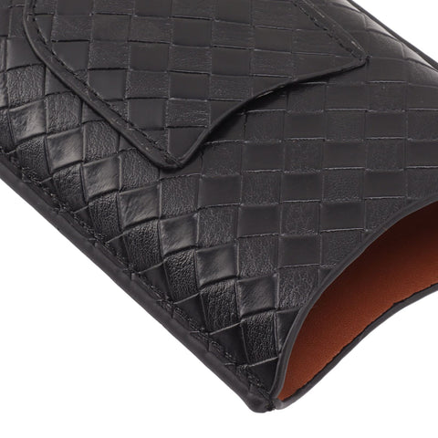 3 Sticks Portable Cigar Case Leather Cigar Humidors Travel Moisturizer Cigar Case for Men Gifts Black