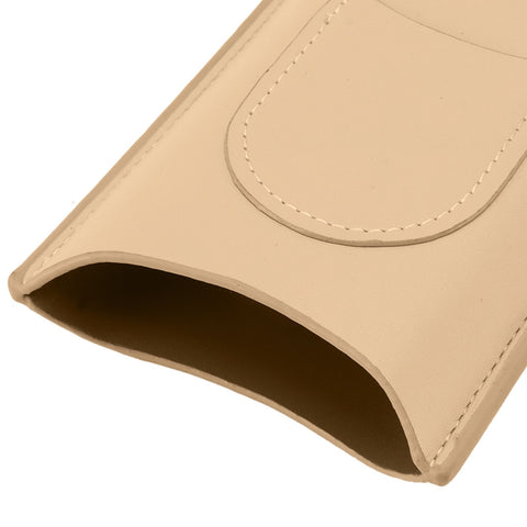 Cigar Case High End Leather Fashion Portable Travel Cigar Holder Case for 3 Cigars Luxury Gold