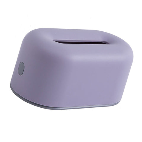 Nordic Ins Plastic Tissue Box Simple Paper Holder Dispenser Home Storage Case for Home Dormitory Bedroom Coffee Table Restaurant Light Purple