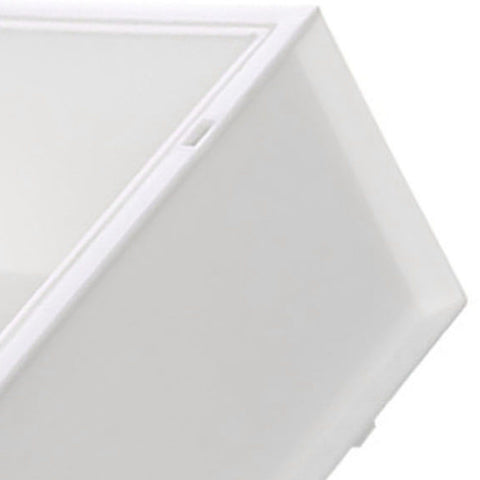 Desktop Storage Box Plastic Desk Makeup Organizer Stationery Supplies Storage Box with Drawer White