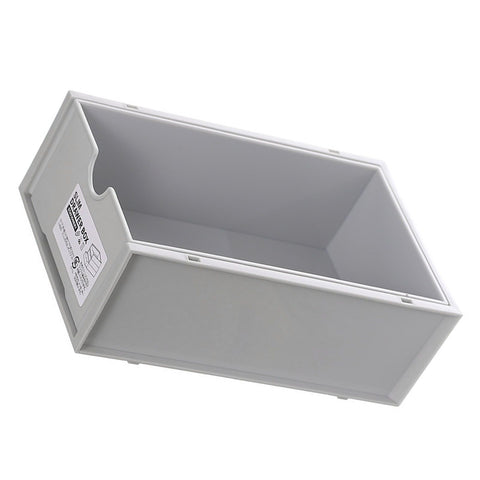 Desktop Storage Box Plastic Desk Makeup Organizer Stationery Supplies Storage Box with Drawer Grey
