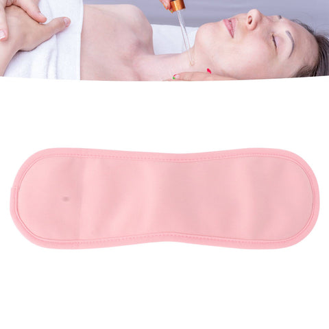 Neck Castor Oil Pack Wrap Polyester Cotton Castor Oil Pack for Liver Less Mess Reusable Washable Comfort Sleep Fit Pink