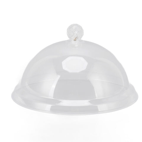 Food Cover Acrylic Transparent Thickened Fall Resistant Dustproof Food Preservation Cover with Handle 21cm