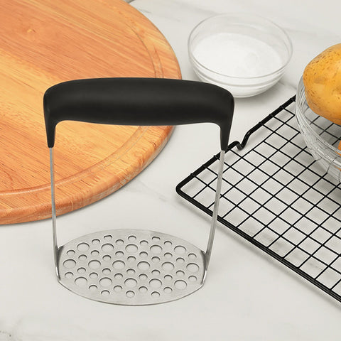 Stainless Steel Potato Masher Home Manual Potato Press Kitchen Sweet Potato Mud Mash Tool