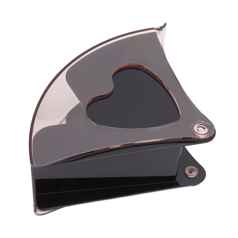 Coffee Filter Holder Storage Coffee Filter Paper Dispenser Rack with Dustproof Cover for Cafe Office Black
