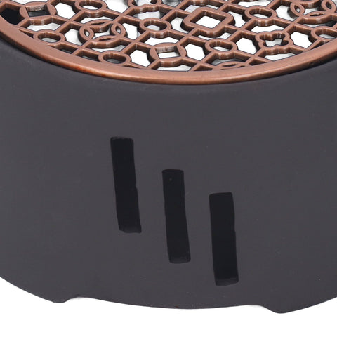 Teapot Warmer Kit with Bronze Color Mat Functional Convenient Tea Coffee Warm Tool for Coffee Beverages