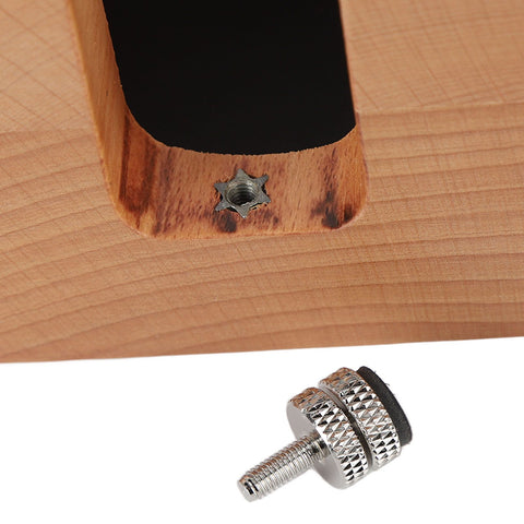 Wood Coffee Filter Tamper Holder Wooden Coffee Tamper Mat Stand for Home Cafe Restaurant Hotel Office 51mm 5 Hole