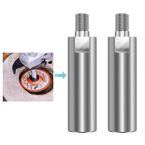 Angle Grinder Extension Connecting Rod Multipurpose Thread Rotary Polisher Extension Shaft with Flange Lock Nut Angle Grinder Extender Lengthen Rod