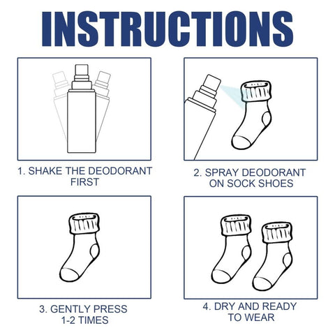 Foot Shoe Deodorant Spray Odor Destroy Agent for Feet Shoe Deodorant Spray