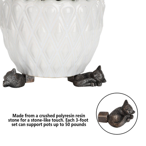 Flowerpot Feet Ventilate Rot Proof Root Raised Flowerpot Feet for Home Gardening