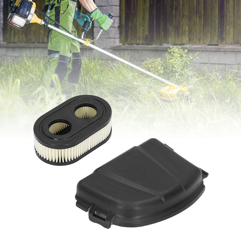 Lawn Mower Air Filter Replacement Plastic Garden Mower Filter Cover Set for Lawn Trimmer 798452 590548