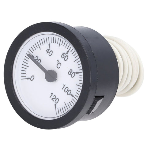 Dial Thermometer 0‑120°C Measuring Range Copper Sensor Clear Temperature Scale 52mm/2.0in Thermometer for Liquid