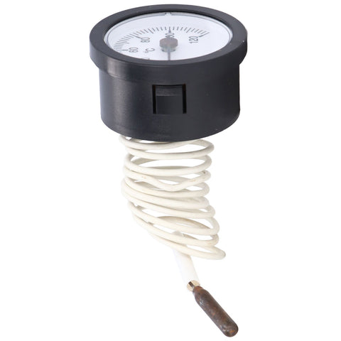 Dial Thermometer 0‑120°C Measuring Range Copper Sensor Clear Temperature Scale 52mm/2.0in Thermometer for Liquid
