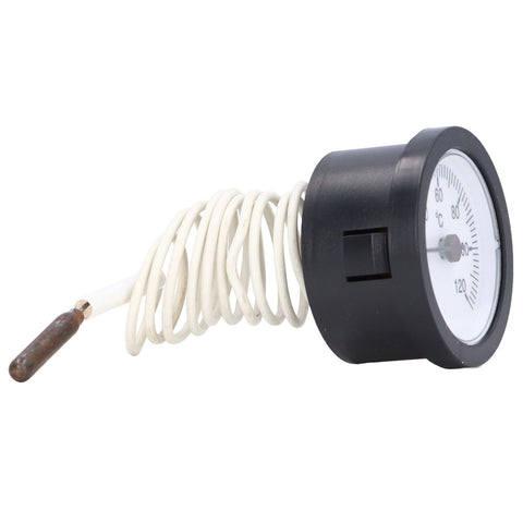 Dial Thermometer 0‑120°C Measuring Range Copper Sensor Clear Temperature Scale 52mm/2.0in Thermometer for Liquid