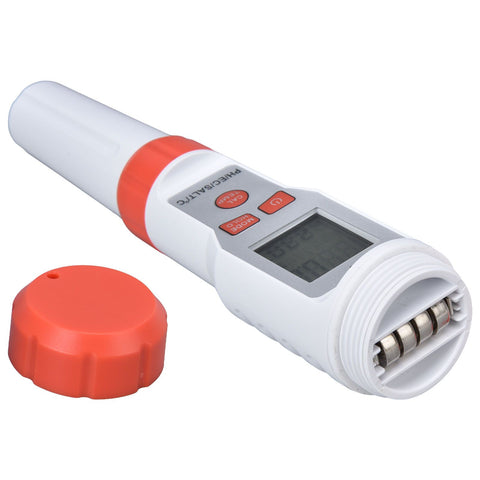 PH Tester 4 in 1 Portable Automatic Recognition Temperature Compensation Accurate Widely Used EC Meter for PH EC SALT