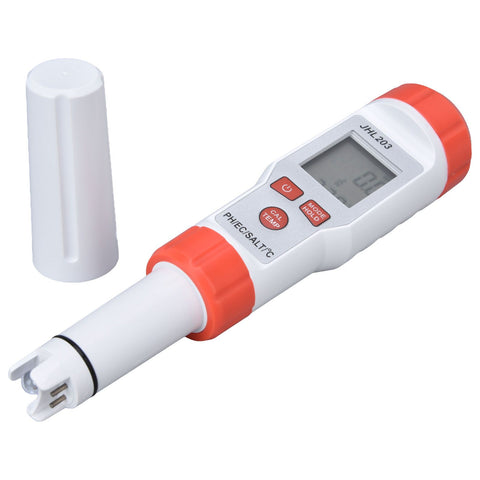 PH Tester 4 in 1 Portable Automatic Recognition Temperature Compensation Accurate Widely Used EC Meter for PH EC SALT