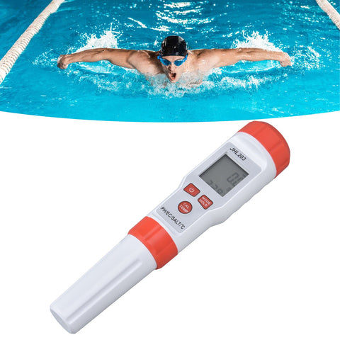 PH Tester 4 in 1 Portable Automatic Recognition Temperature Compensation Accurate Widely Used EC Meter for PH EC SALT