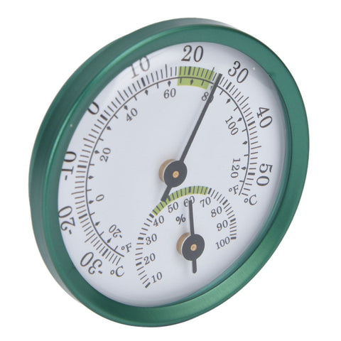 Temperature Humidity Meter Mini Wall Hanging Thin Transparent Dial Large Screen Temperature Humidity Tester
