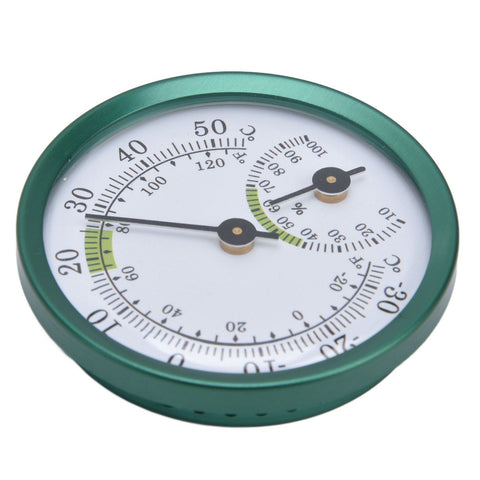 Temperature Humidity Meter Mini Wall Hanging Thin Transparent Dial Large Screen Temperature Humidity Tester