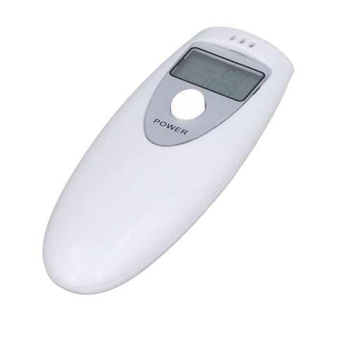 Portable Alcohol Tester Accurate Breath Alcohol Tester ABS Alcoholic Tester White