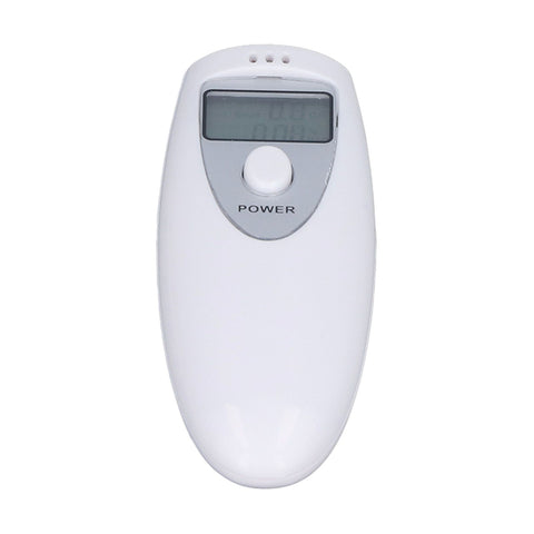 Portable Alcohol Tester Accurate Breath Alcohol Tester ABS Alcoholic Tester White