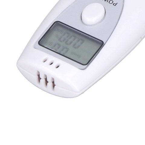 Portable Alcohol Tester Accurate Breath Alcohol Tester ABS Alcoholic Tester White