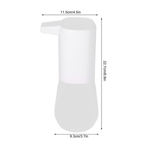 600ml Soap Dispenser Large Capacity Induction Electric Automatic Soap Dispenser for Home BathroomWhite Spray Type
