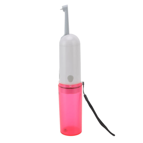 Portable Bidet 230ml USB Rechargeable Efficient Water Saving Simple Operation Portable Bidet Sprayer for Toilet Travel Red Bottle