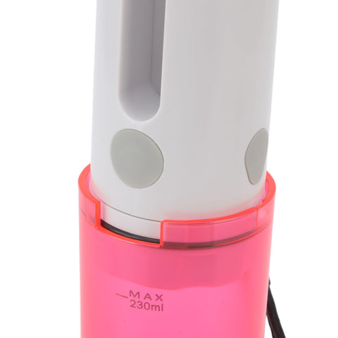 Portable Bidet 230ml USB Rechargeable Efficient Water Saving Simple Operation Portable Bidet Sprayer for Toilet Travel Red Bottle