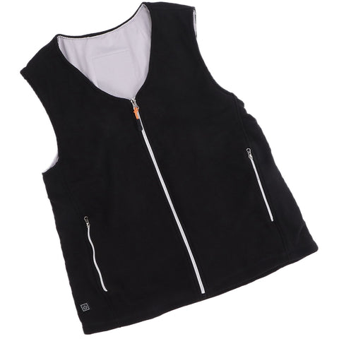 Electric Heating Vest Temperature Adjustable Washable USB Power Supply Heated Waistcoat for Outdoor Hiking CampingL