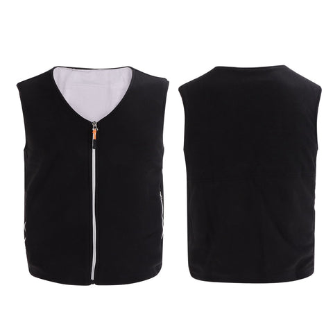 Electric Heating Vest Temperature Adjustable Washable USB Power Supply Heated Waistcoat for Outdoor Hiking CampingL