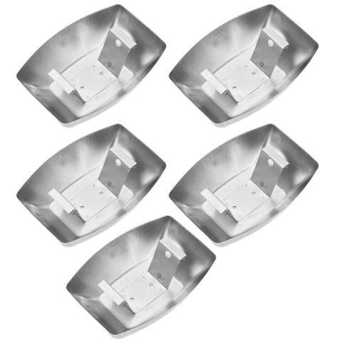 5pcs Range Hood Oil Box Adjustable Stainless Steel Kitchen Range Hood Oil Collecting Cup