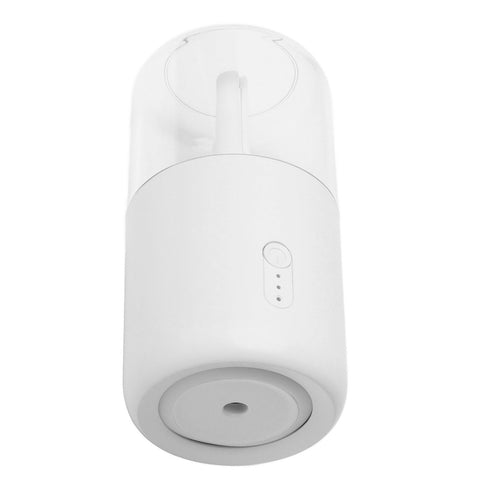 280ml Single Spray Humidifier Small Mist Quiet Operation with Warm Atmosphere Light for Car Home Office DesktopWhite