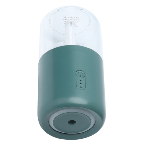 280ml Single Spray Humidifier Small Mist Quiet Operation with Warm Atmosphere Light for Car Home Office DesktopGreen