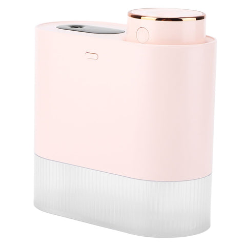 450ml Mini USB Humidifier High Capacity Double Spray Humidifier with Light for Bedroom OfficePink