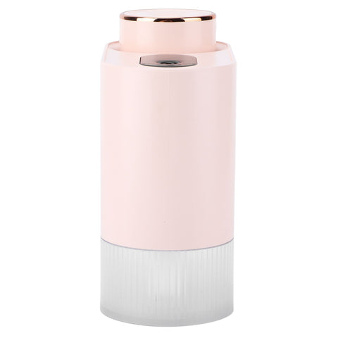 450ml Mini USB Humidifier High Capacity Double Spray Humidifier with Light for Bedroom OfficePink